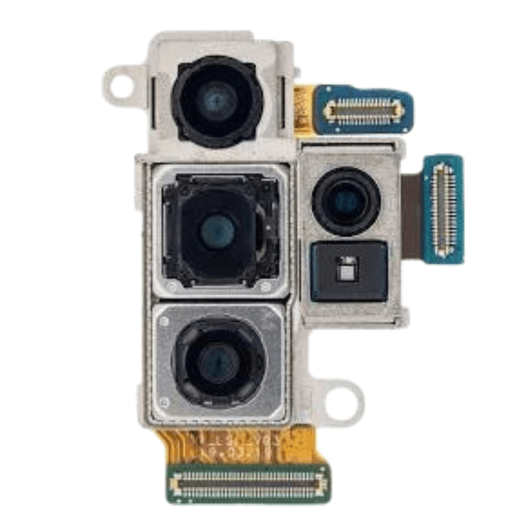 Rear Facing Camera Set of 4 (12MP+12MP+16MP+TOF 3D VGA) for Galaxy Note10+5G N975 / N976 - Best Cell Phone Parts Distributor in Canada, Parts Source Rear Facing Camera Set of 4 (12MP+12MP+16MP+TOF 3D VGA) for Galaxy Note10+5G N975 / N976 - Best Cell Phone Parts Distributor in Canada, Parts Source
